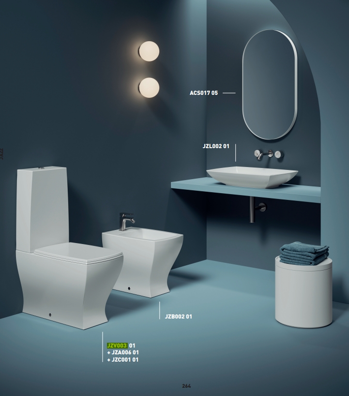 Бачок для напольного унитаза ARTCERAM JAZZ JZC001 01 00 150 мм х 327 мм, белый глянцевый