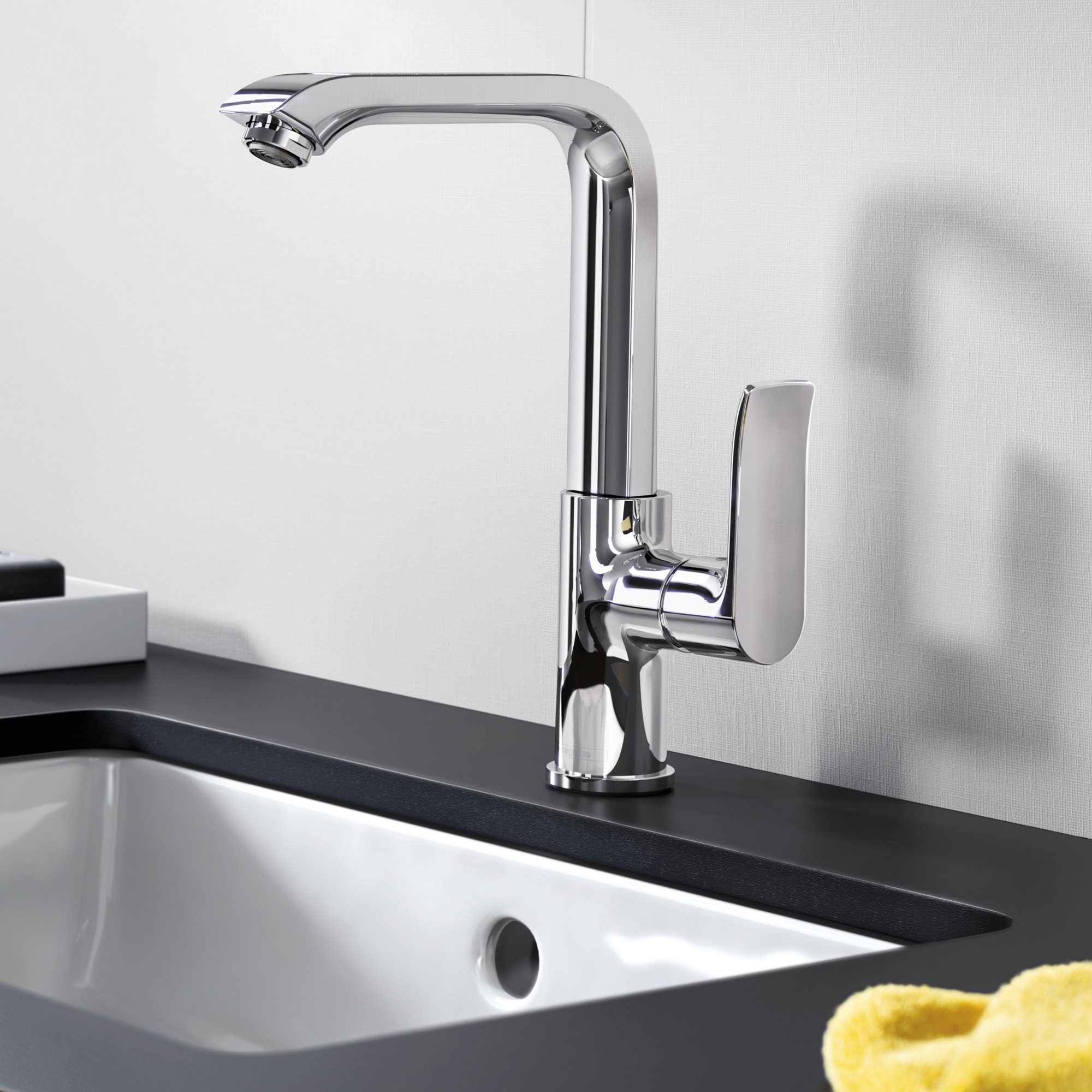 Смеситель для раковины с поворотным изливом Hansgrohe Metris 31187000 Хром