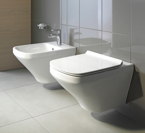 Унитаз подвесной Duravit DuraStyle 25520900001 с вертикальным смывом, c покрытием WonderGliss, с креплением, белый