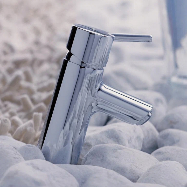 Однорычажный смеситель для раковины HANSGROHE Talis S 32032000 для водонагревателей открытого типа, с донным клапаном, цвет Хром