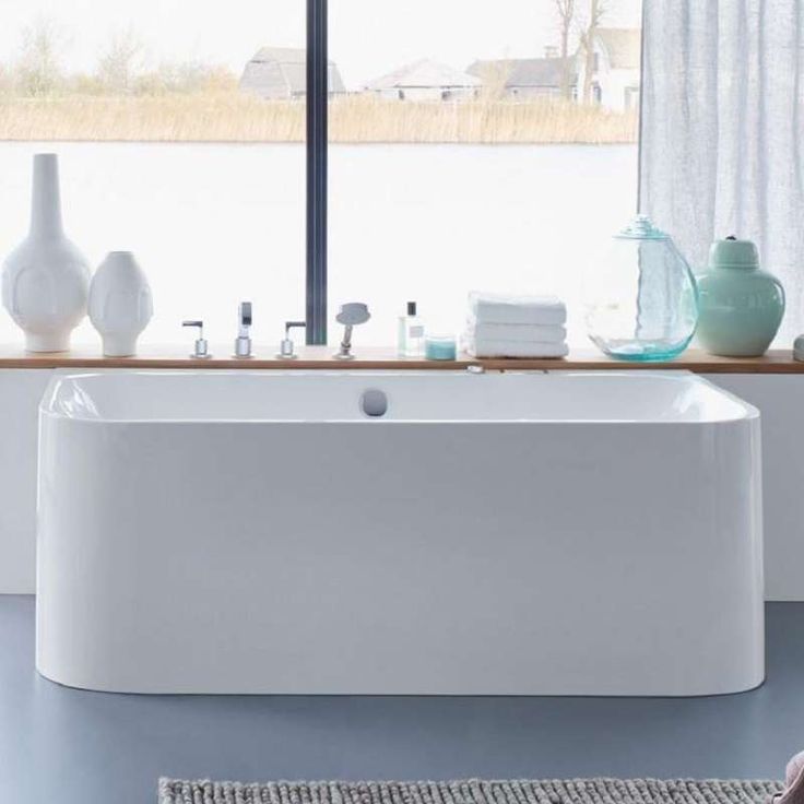 Акриловая ванна Duravit P3 Comforts 700381000000000 1800 х 800 c двумя наклонами для спины, с бесшовной акриловой панелью и рамой, пристенный вариант, белая (изделие снято с производства)