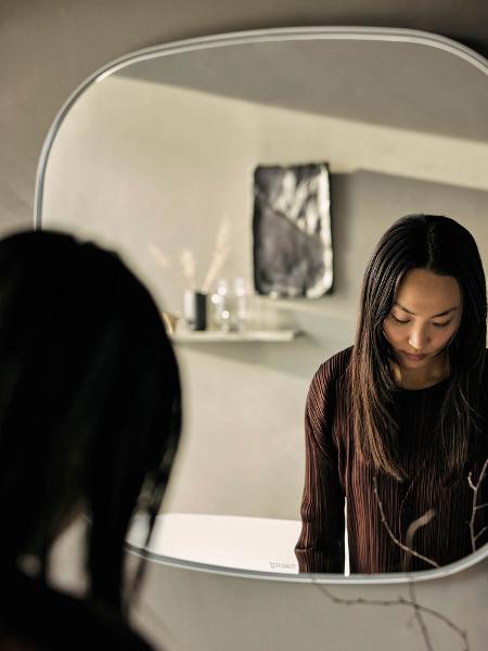 Зеркало с подсветкой DURAVIT ZENCHA ZE7055000000000 500 мм х 500 мм, без подогрева, белое