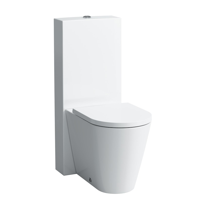 Напольный бачок Universal   Kartell by Laufen 8.2866.1.000.881.1  подвод воды сзади сверху слева