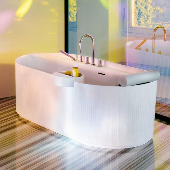 Спинка с подголовником  для ванны LAUFEN  Sonar  2.9234.0.087.000.1  400×90×640 мм, цвет светло-серый