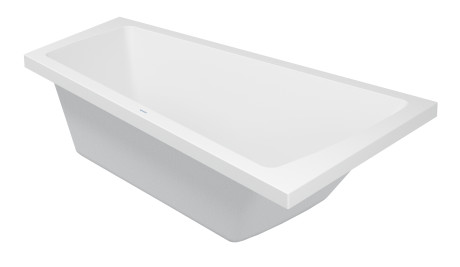 Акриловая ванна Duravit Paiova 700213000000000 1700 х 1000 c наклоном для спины справа, встраиваемая, угловая, белая