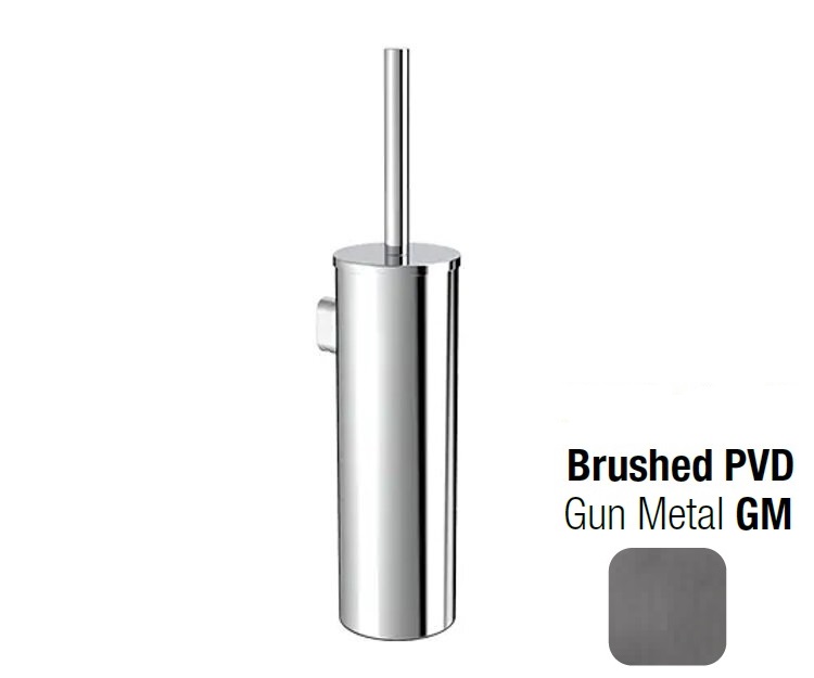 Ершик для унитаза подвесной ALMAR Shower Accessories  E068005.GM цвет Оружейный металл брашированный PVD Gun Metal
