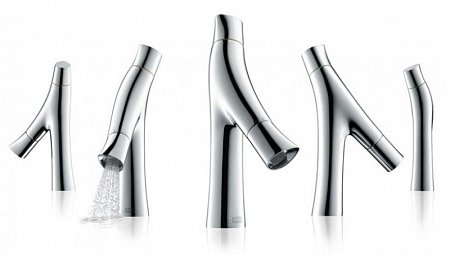 Смеситель для раковины AXOR Starck Organic 12010000 Хром