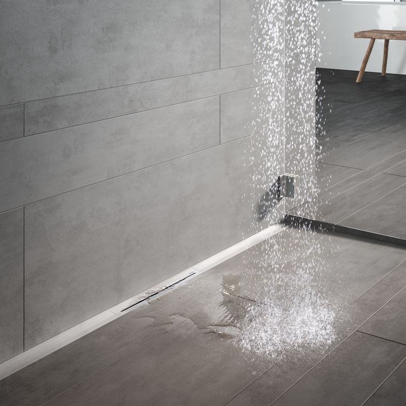 Подрезаемый дренажный канал TECE TECEdrainline 670800 800, сатин