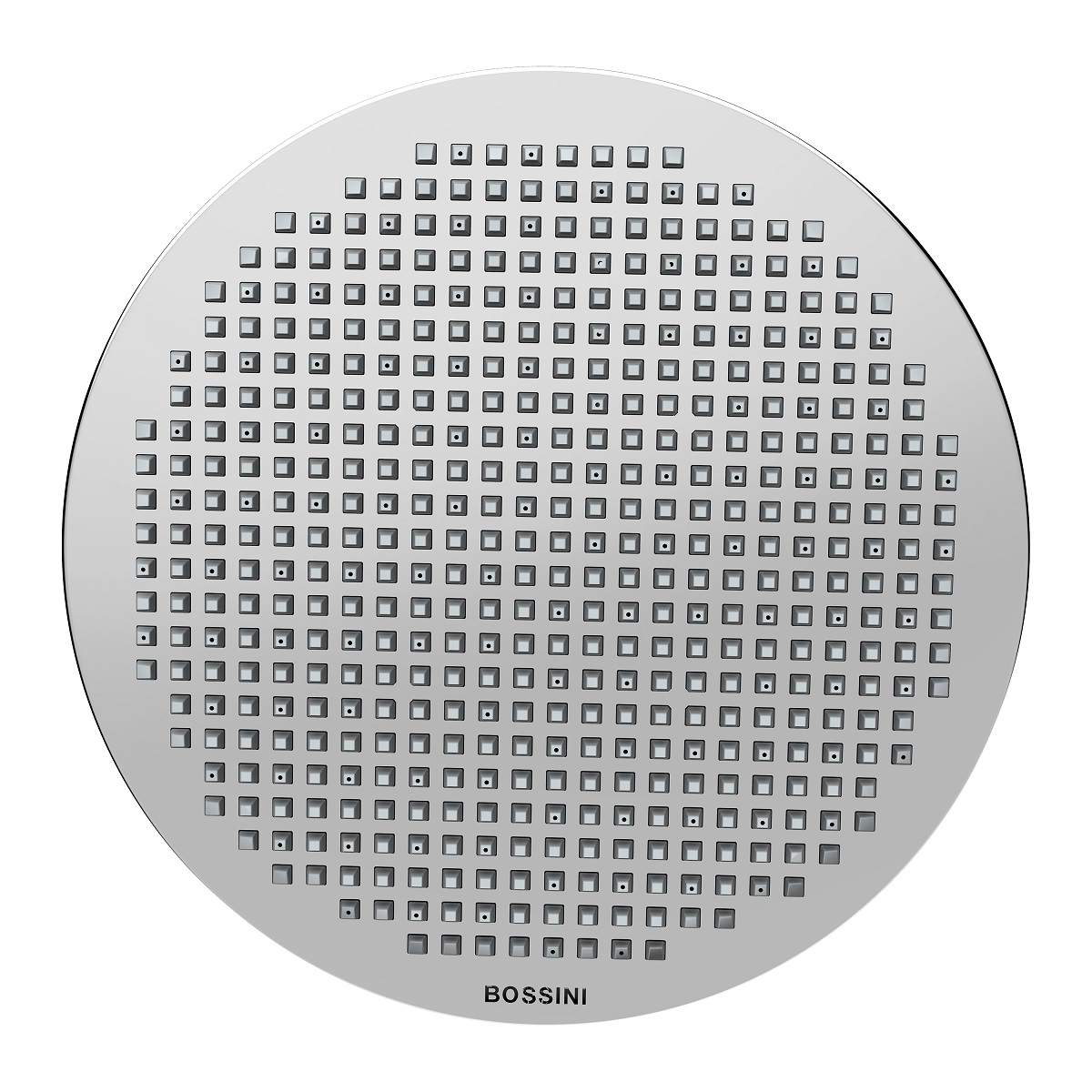Верхний душ BOSSINI Apice H70430H.073 280 мм, с настенным кронштейном 350 мм, чёрный матовый