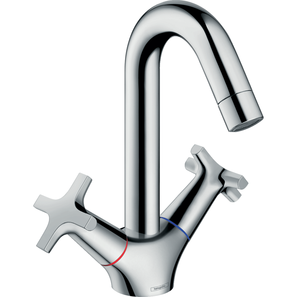 Смеситель для раковины двухвентильный Hansgrohe Logis Classic 71270000 хром