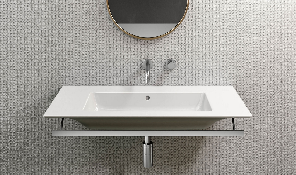 Полотенцедержатель для раковины GSI PURA PAPRD102 1020 мм, хром