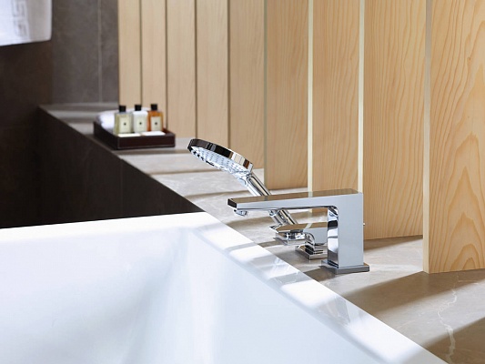 Смеситель на борт ванны на 3 отверстия Hansgrohe Metropol New 32551000 Хром