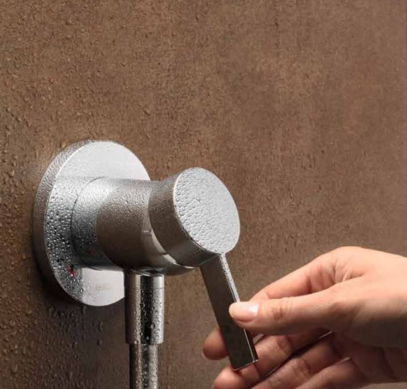 Встриваемый однорычажный смеситель с выводом для шланга Keuco IXMO Solo 59552 019521 со встраиваемой функциональной частью