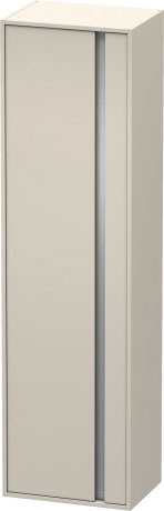 Шкаф высокий Duravit Ketho KT1265L9191 левый, с полками, серо-коричневый