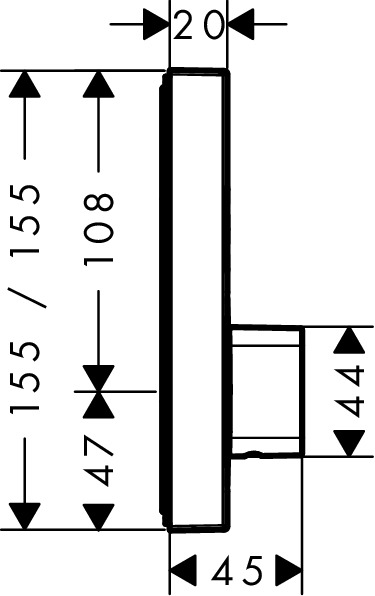 Смеситель для душа Hansgrohe Shower Select 15764000 хром