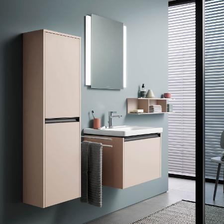 Тумба подвесная под раковину DURAVIT KETHO.2 K25083018180000 455 мм х 784 мм х 440 мм, 1 выдвижной ящик, белый матовый