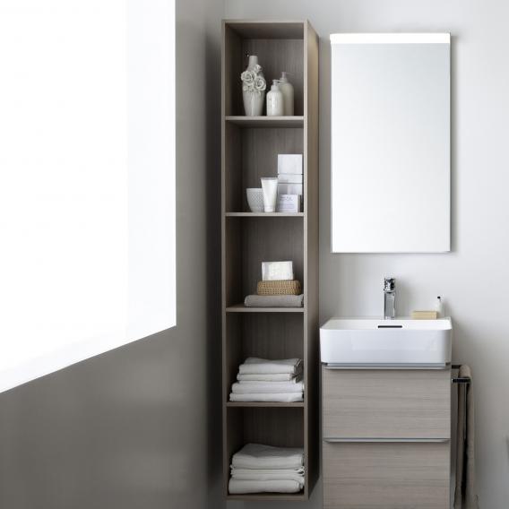 Высокий открытый шкаф-пенал  Laufen  Space   4.1090.0.160.103.1  170x30х29,4 см,  4 полки, темный вяз