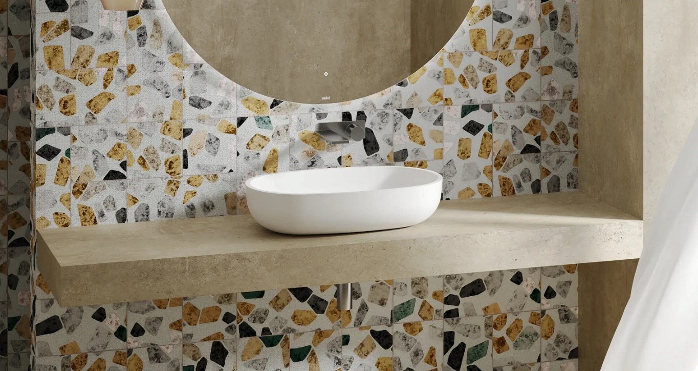 Раковина накладная овальная SALINI GLORIA 05 1102205M 385х640х145мм, S-Stone, без донного клапана, цвет Белый матовый