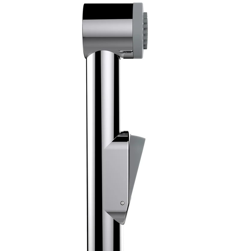 Комплект гигиенический  с прогрессивным смесителем BOSSINI MACAN E37032B.030 с лейкой и шлангом, чёрный матовый