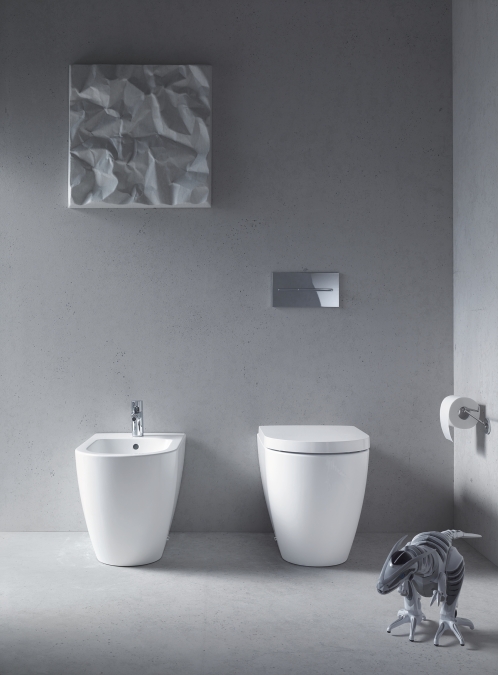 Напольный приставной унитаз Duravit ME By Starck 2169090000 белый