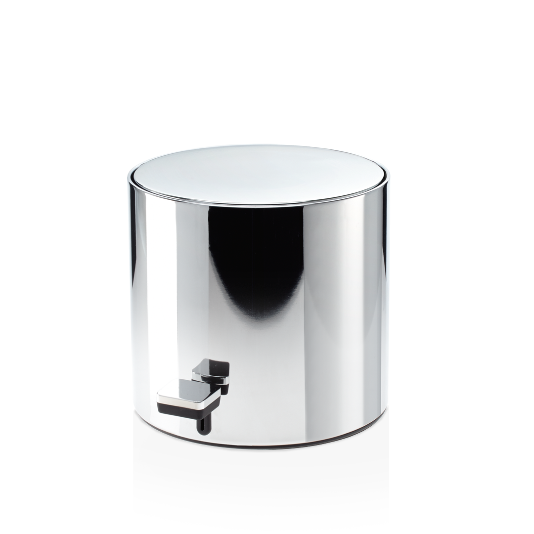 Ведро для мусора круглое, с крышкой с педалью DECOR WALTHER Contract/Bar TE 50 MINI      0615450     23 x 23,5 x 28,5 см, белый матовый