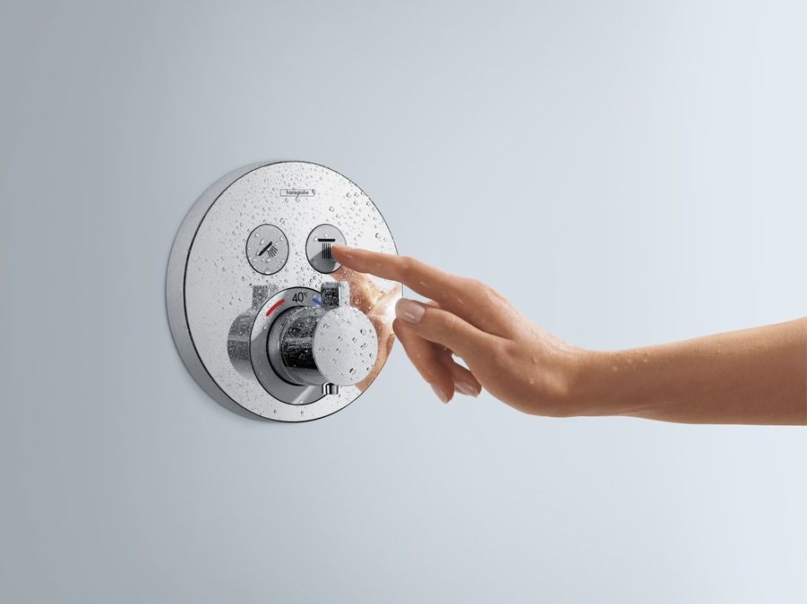 Термостат Hansgrohe ShowerSelect S 15743000 для 2 потребителей хром