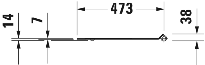 Сиденье для унитаза с крышкой Duravit DuraStyle 0060510000 без автоматического опускания, белый