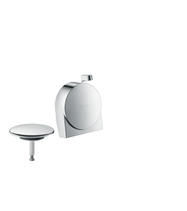 Внешняя часть излива на ванну Hansgrohe Exafill S 58117000 с набором для слива и перелива хром