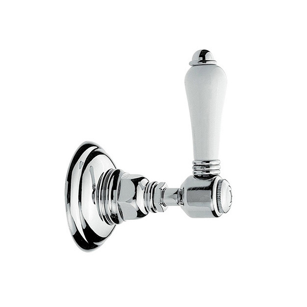 Запорный вентиль NICOLAZZI THERMOSTATICO PETIT MONT BLANC 4912CR78 Хром/Белый