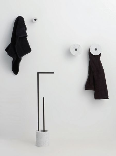 Крючок для полотенца BERTOCCI CARRARINO 124 4411 0800 110 мм, Nero/Чёрный матовый