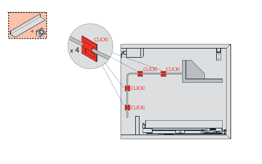 Полочка  внутренняя для мебели   Laufen  Boutique   4.0924.1.150.250.1 865х85х90 мм, (для тумб 90х38 см), шпон светлый  дуб, с местом для розетки 