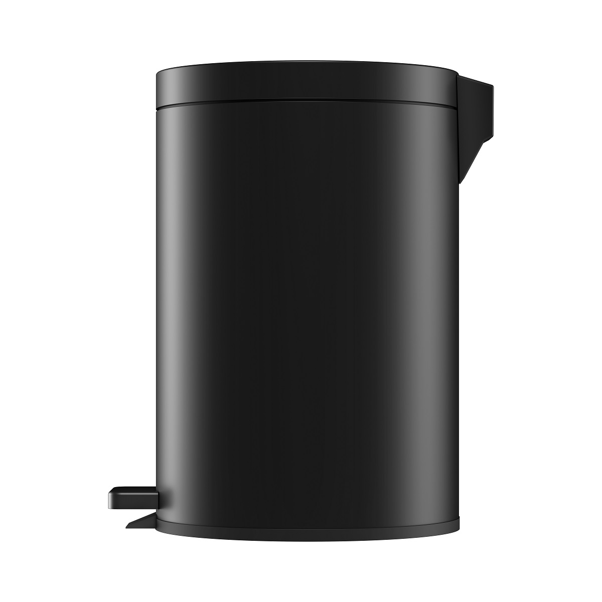 Ведро для мусора с крышкой 5 л KEUCO PLAN 04988 370000 Чёрный матовый