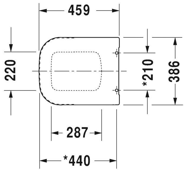 Сиденье c крышкой для унитаза Duravit P3 Comforts 0020390000 с микролифтом (изделие снято с производства)