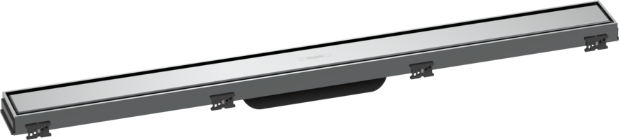 Внешняя часть линейного слива для душа HANSGROHE RainDrain Match 56038000 800 мм, c регулировкой по высоте, хром
