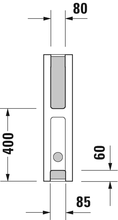 Пьедестал Duravit Starck 3 0865160000 для раковины, белый 