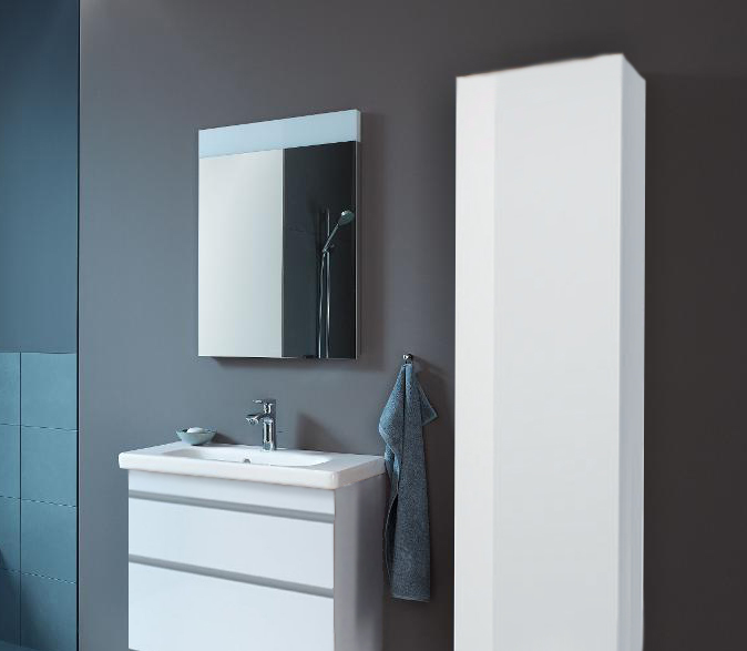 Шкаф-пенал подвесной Duravit DuraStyle DS1229R2222 белый глянцевый