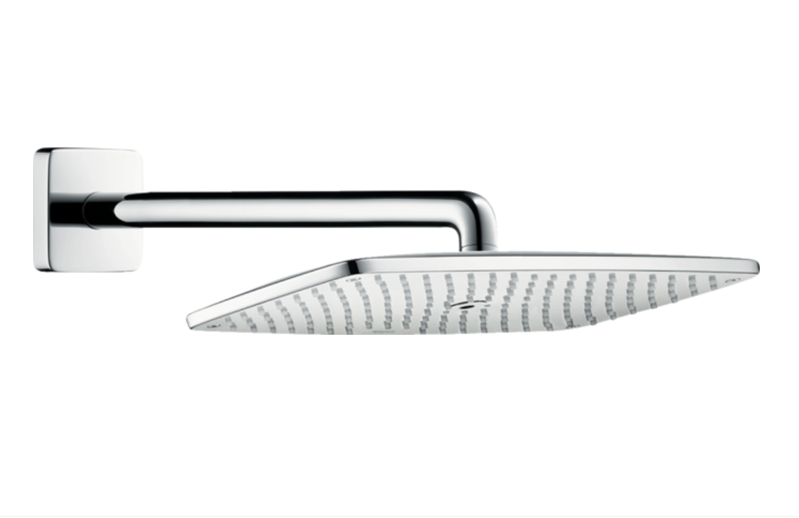 Верхний душ с настенным держателем HANSGROHE Raindance S 26605000 360 1jet, с EcoSmart, цвет Хром