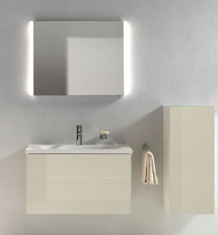 Тумба под умывальник Keuco Royal Reflex  34060 220000 корпус декоративное глянцевое покрытие/фасад стекло магнолия