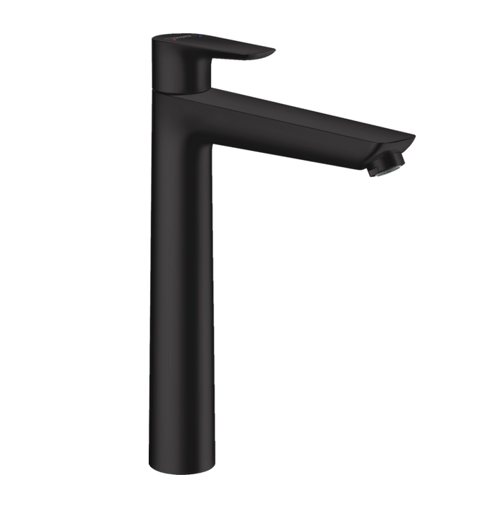 Однорычажный смеситель для раковины HANSGROHE Talis E 71717670 без донного клапана, цвет Чёрный матовый