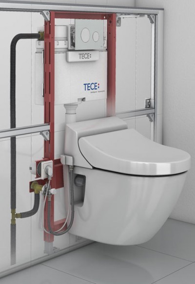 Инсталляция застенный модуль для подвесного унитаза TECE TECEprofil 9300000 (изделие снято с производства - замена на 9300302)