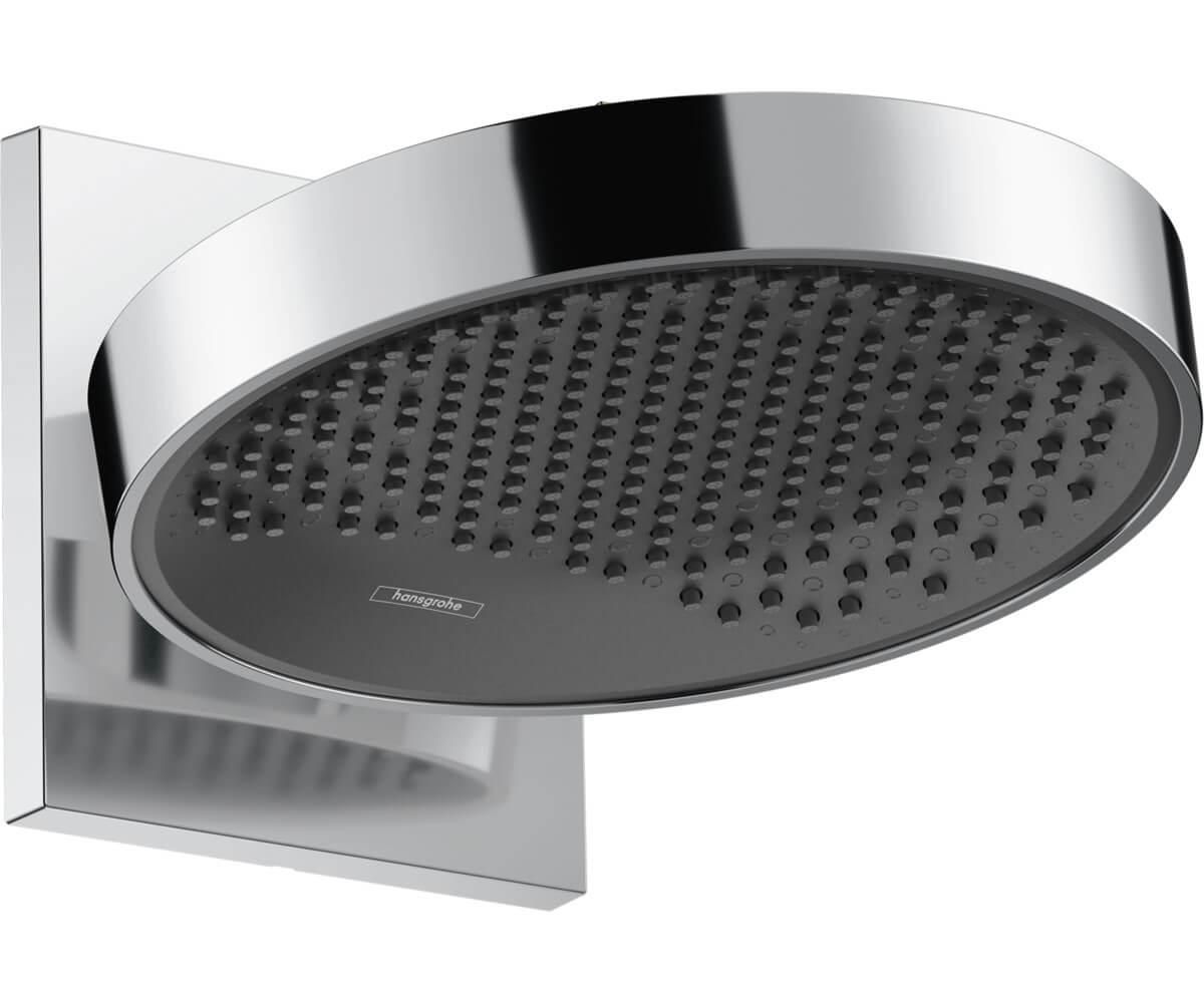 Верхний душ Hansgrohe Rainfinity 250 1jet 26227000 с настенным кронштейном, EcoSmart, хром