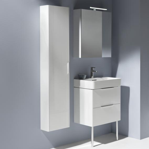 Шкаф-пенал высокий Laufen  Base  4.0264.1.110.261.1    165 см, дверь с ручкой, петли слева, белый глянцевый