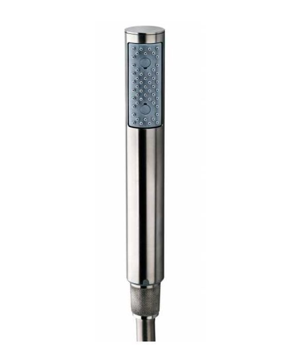 Душевой набор HANSGROHE ZEN/NOBU INC003.075 c ручным душем, шлангом и держателем, цвет Матовая нержавеющая сталь