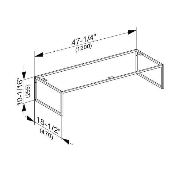 Напольные ножки Keuco Plan 32998 300005 лак белый матовый