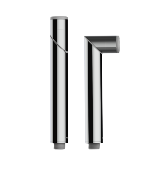 Наружная часть смесителя для ванны BOSSINI PLY Z00945.030 на 2 потребителя, с лейкой и шлангом, цвет Хром