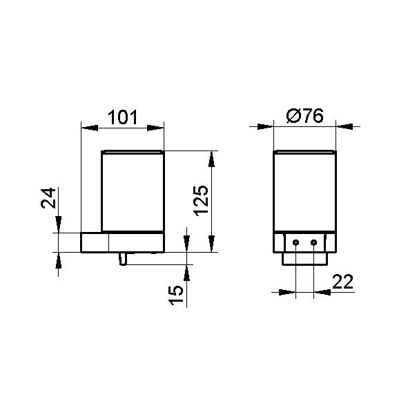 Дозатор жидкого мыла Keuco Plan 14951 010000 хром