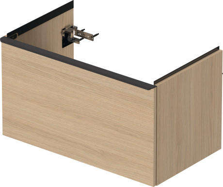 Тумба подвесная под раковину DURAVIT D-Neo DE425503030 784 мм х 452 мм, с одним выдвижным ящиком, натуральный дуб