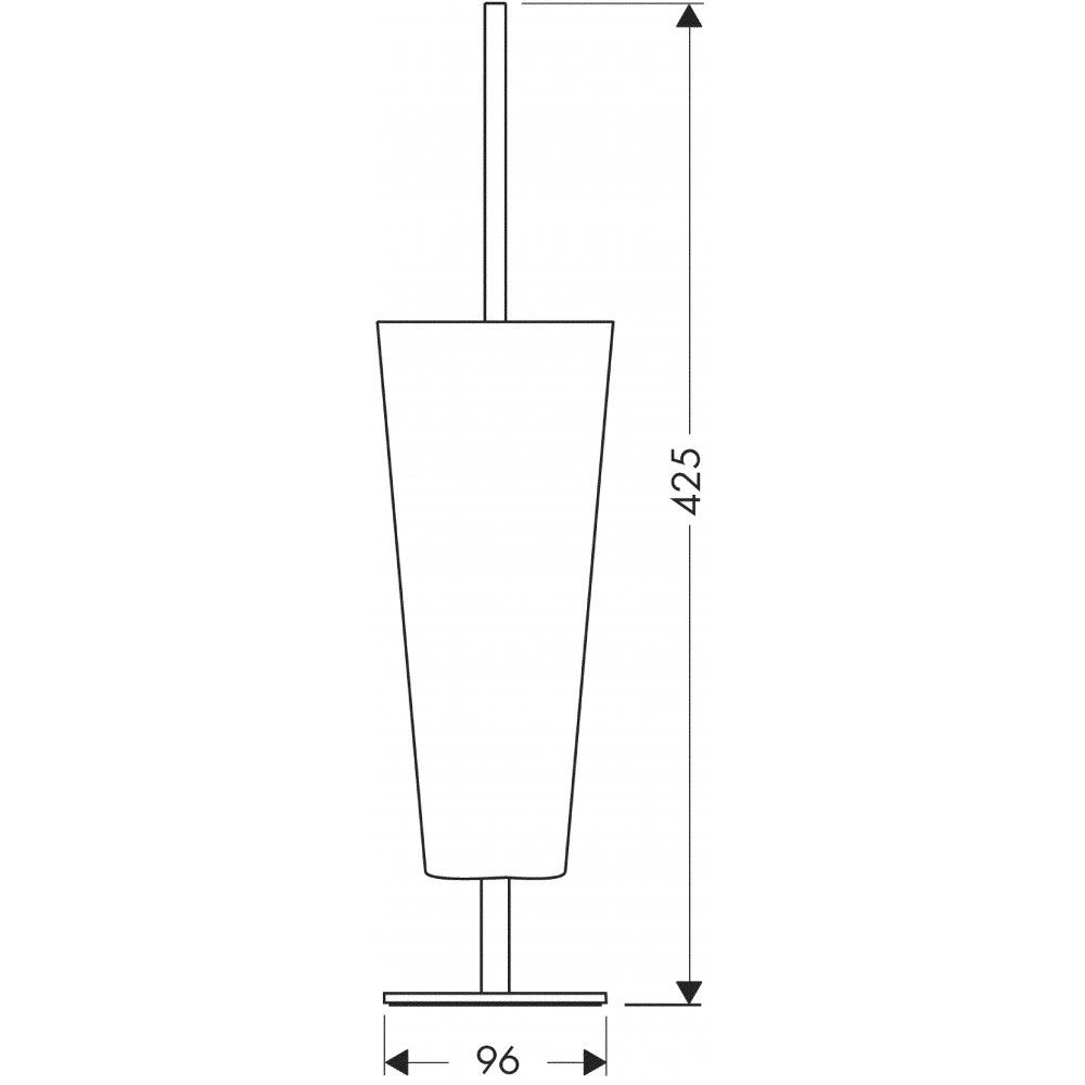 Набор для туалета напольный AXOR Starck 40840000 Хром