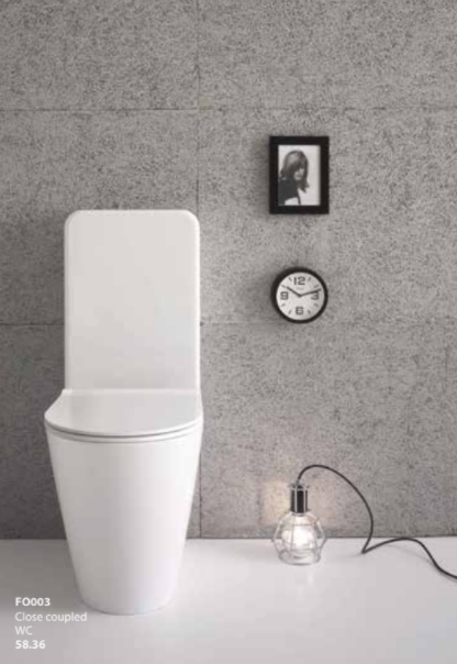 Напольный унитаз  GLOBO FORTY3 FO003BI 360 х 580 мм, (чаша), c выпуском Vario, для бачка FO008BI, белый глянцевый