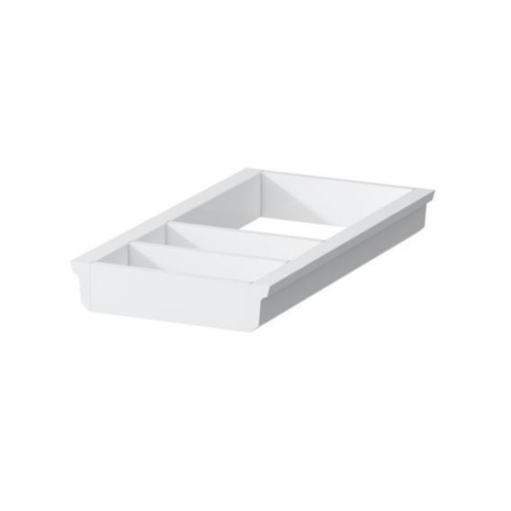 Органайзер внутренний малый  для мебели  Laufen  Space 4.9540.3.160.631.1, 200х374х45 мм, белый лак